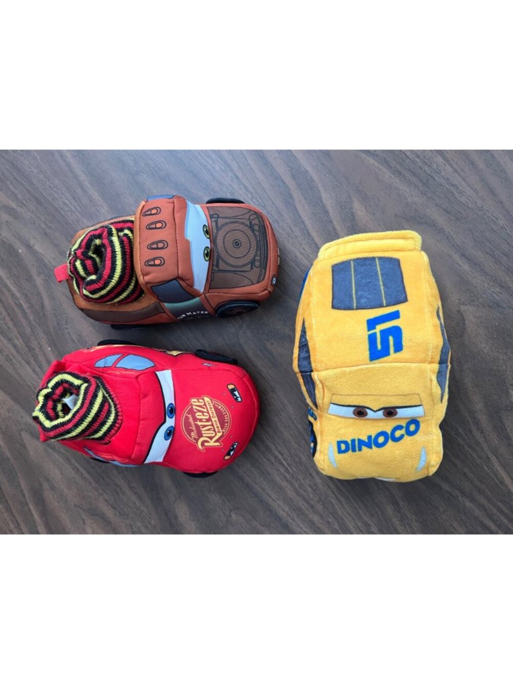 Disney Pixar Cars Slipper LOT & Reversible Lightning McQueen 2-in-1 Plush Toy - Picture 3 of 16